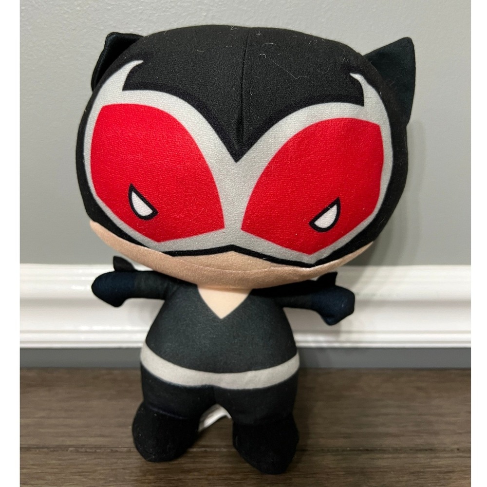 Justice League DC Comics Catwoman Chibi Plush Doll Superhero Stuffed Toy 11"